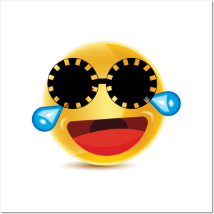 glasses emoji Posters and Art